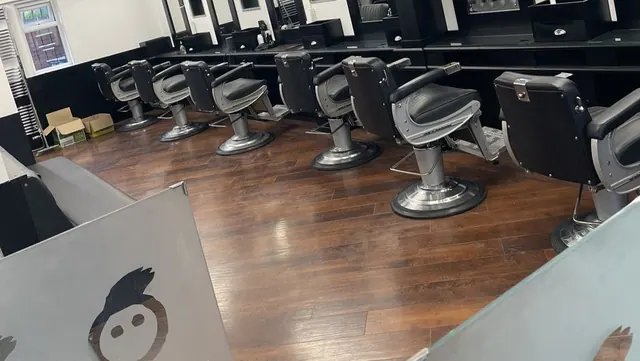 Inside Headhunters: the chairs and wooden floor